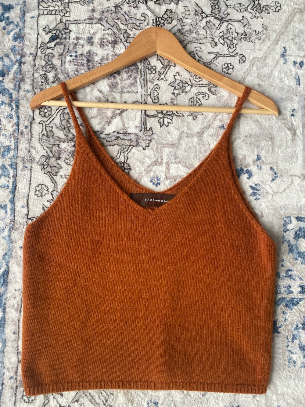 CODE + MODE Rabbit Fur Cami Top